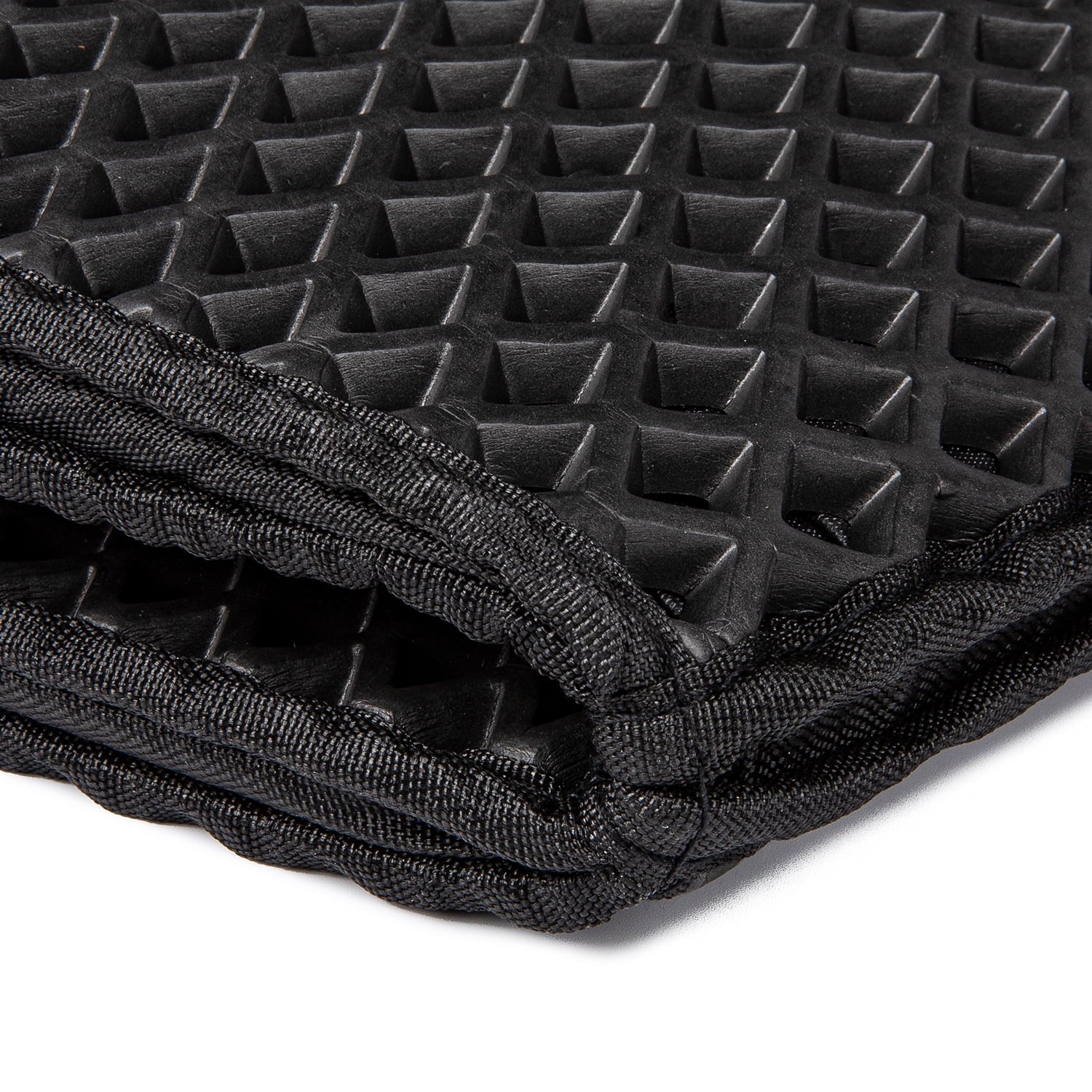 Foldable Large Double Layer Cat Litter Trapping Mat with Handles,30" X 23.6", Grey